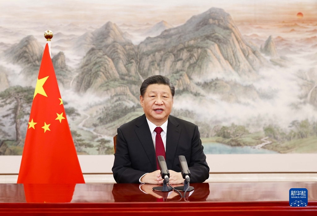 习近平出席2022年世界经济论坛视频会议...