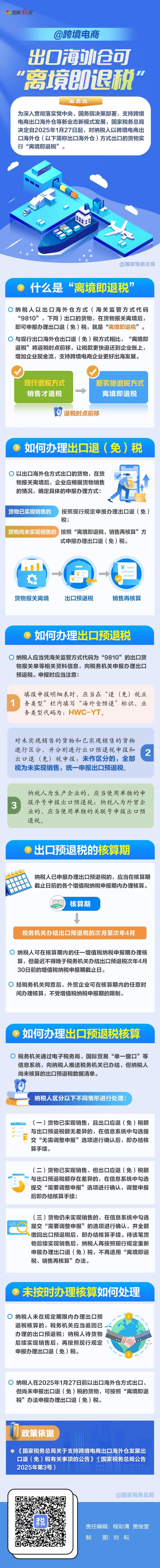 出口海外仓“离境即退税”是什么？如何办理？